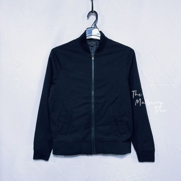 Banana Republic Men’s Bomber Jacket Black Water Repellent Size S Style 1717067 - Picture 1 of 14